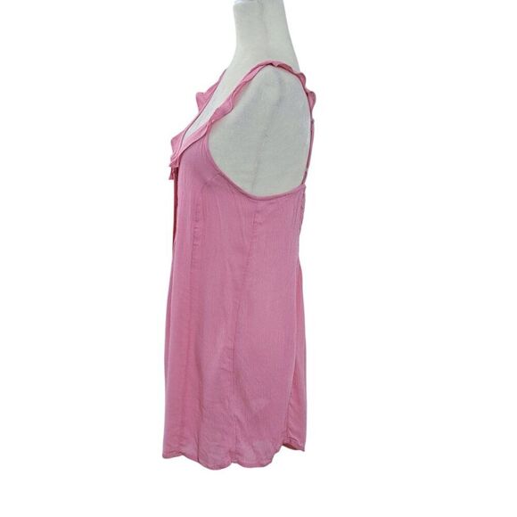 Topshop Women's Pink Sleeveless Vacation Travel Romper One Piece Sz Medium - Picture 3 of 8